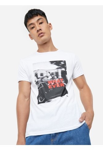 Camiseta Para Hombre Manga Corta Color Blanco Marca Seven Seven #45092002 Seven Seven