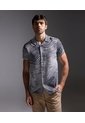 Camisa Para Hombre Manga Corta  Color Negro Marca Seven Seven #45011929 de Seven Seven