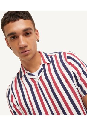 Camisa Para Hombre Manga Corta  Color Azul  Marca Seven Seven #45011739