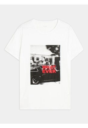 Camiseta Para Hombre Manga Corta Color Blanco Marca Seven Seven #45092002