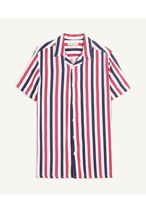 Camisa Para Hombre Manga Corta  Color Azul  Marca Seven Seven #45011739