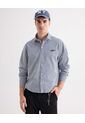 Camisa Para Hombre Manga Larga Sin Bolsillo Cuello Casual M Color Gris Marca Seven Seven #45012153 de Seven Seven