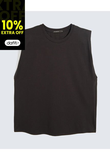Camiseta Para Mujer Manga Corta Cuello Redondo Color Negro Marca Seven Seven #28096302