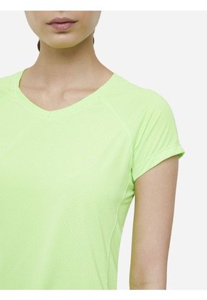 Camiseta Manga Corta Mujer Seven Poliéster Verde 28093535-60453