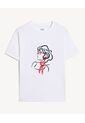Camiseta Ilustracion Artistica  Para Mujer Blanco Seven Seven de Seven Seven