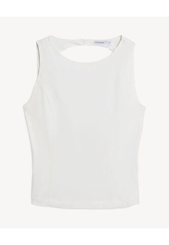 Blusa Con Escote En Espalda  Para Mujer Marfil Seven Seven Seven Seven