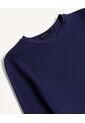 Camiseta Manga Larga Básica  Para Mujer Azul Seven Seven de Seven Seven