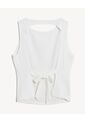 Blusa Con Escote En Espalda  Para Mujer Marfil Seven Seven de Seven Seven
