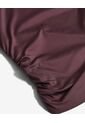 Camiseta Drapeado Lateral  Para Mujer Café Seven Seven de Seven Seven