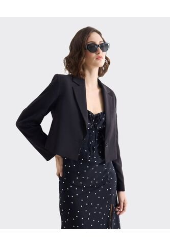 Blazer Para Mujer  Color Negro Marca Seven Seven #28400056 Seven Seven