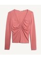 Camiseta Para Mujer Manga Larga Color Terracota Marca Seven Seven #28095247 de Seven Seven