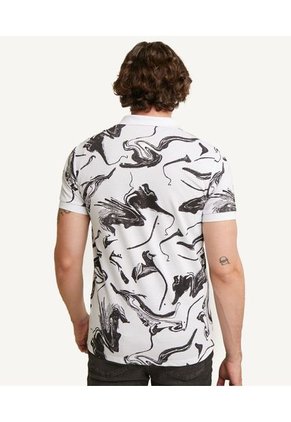 Polo Cuello Tejido Sin Bolsillo Hombre Seven Poliéster Blanco 45110693-10215