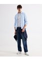 Jean Straight Tono Oscuro  Para Hombre Azul Seven Seven de Seven Seven