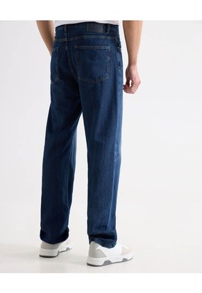 Jean Straight Tono Oscuro  Para Hombre Azul Seven Seven
