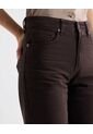 Jean Straight Tono Cafe  Para Mujer Negro Seven Seven de Seven Seven