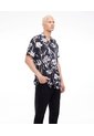 Camisa Para Hombre Manga Corta  Color Negro Marca Seven Seven #45011838 de Seven Seven