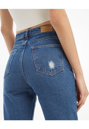 Jean Para Mujer Mom Color Azul Marca Seven Seven #28160695