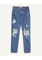 Jean Para Mujer Mom Color Azul  Marca Seven Seven #28160695 de Seven Seven
