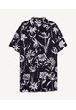 Camisa Para Hombre Manga Corta  Color Negro Marca Seven Seven #45011838 de Seven Seven