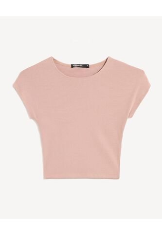 Camiseta Para Mujer Manga Corta Cuello Redondo Color Rosado Marca Seven Seven #28096402 Seven Seven