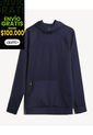 Hoodie Deportivo  Para Hombre Azul Seven Seven de Seven Seven