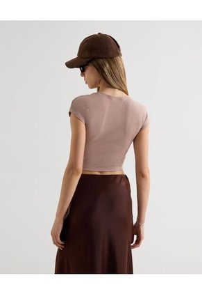 Camiseta Para Mujer Manga Corta Cuello Redondo Color Rosado Marca Seven Seven #28096402