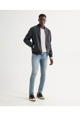 Jeans Slim Tono Medio  Para Hombre Azul Seven Seven Seven Seven