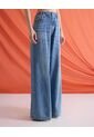 Jean Wide Leg Tono Claro  Para Mujer Azul Seven Seven de Seven Seven