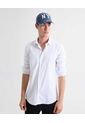 Camisa Estampado De Lunares  Para Hombre Blanco Seven Seven de Seven Seven