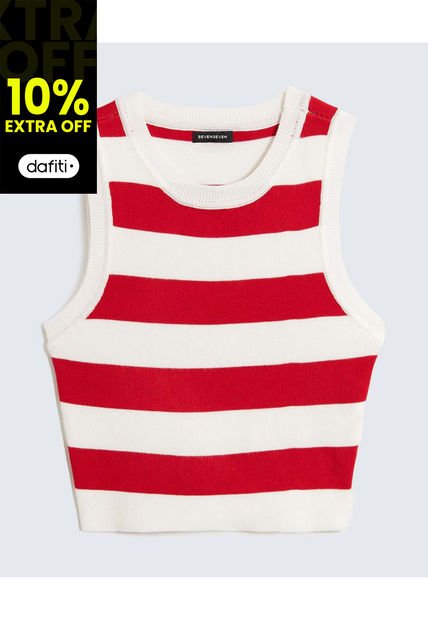 Camiseta De Mujer Manga Sisa Seven Color Rojo #28096161