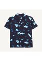 Camisa Para Hombre Manga Corta  Color Negro Marca Seven Seven #45011955 de Seven Seven