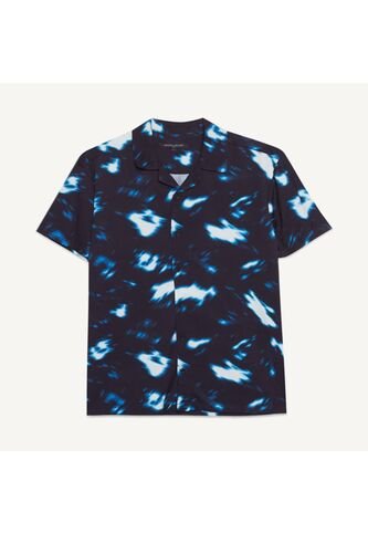 Camisa Para Hombre Manga Corta  Color Negro Marca Seven Seven #45011955 Seven Seven