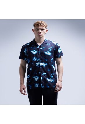 Camisa Para Hombre Manga Corta Color Negro Marca Seven Seven #45011955