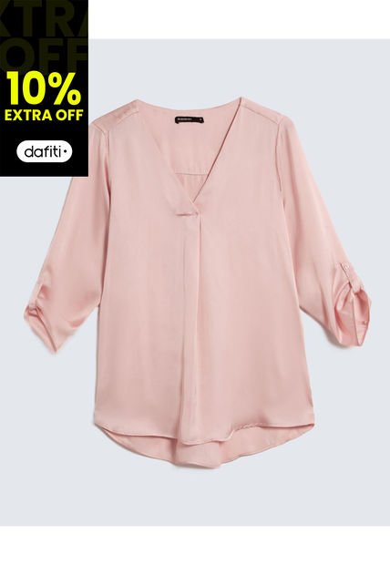 Blusa Para Mujer Manga 3/4 Seven Color Rosa #28124030