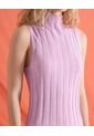 Camiseta Tejida De Punto  Para Mujer Rosa Seven Seven de Seven Seven