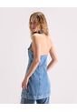 Vestido Denim Trucker  Para Mujer Azul Seven Seven de Seven Seven
