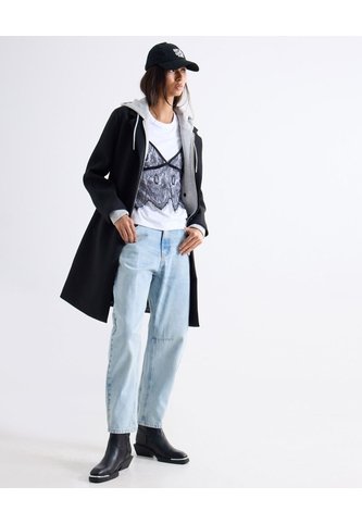 Jean Barrel Tono Claro  Para Mujer Azul Seven Seven Seven Seven