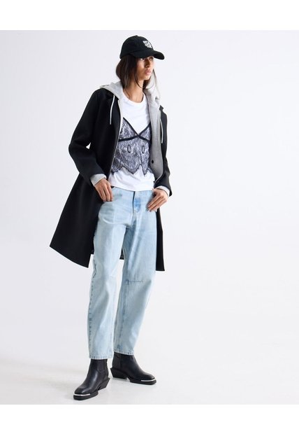 Jean Barrel Tono Claro  Para Mujer Azul Seven Seven