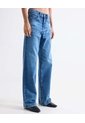 Jean Straight Tono Medio  Para Mujer Azul Seven Seven de Seven Seven