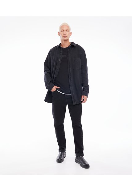 Jean Para Hombre Regular Color Negro Marca Seven Seven #45160467