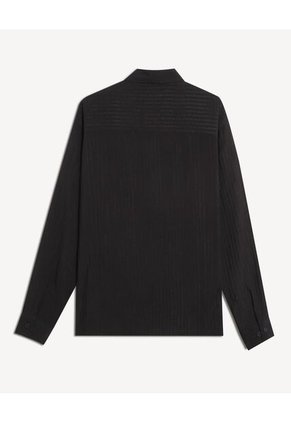 Camisa Para Hombre Manga Larga Sin Bolsillo Cuello Casual M Color Negro Marca Seven Seven #45012197