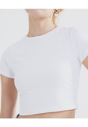 Camiseta Para Mujer Manga Corta Color Blanco Marca Seven Seven #28095903