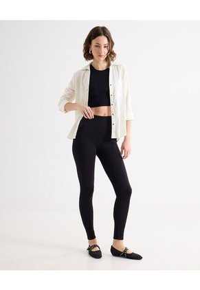 Leggins Para Mujer Largo Color Negro Marca Seven Seven #28230578