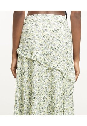 Falda Largo Mujer Seven Viscosa Verde 28140808-6819