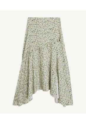 Falda Largo Mujer Seven Viscosa Verde 28140808-6819
