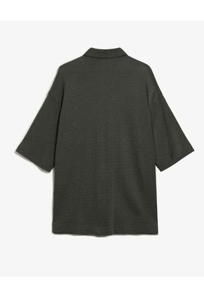 Camisa Para Hombre Manga Corta Sin Bolsillo Cuello Casual M Color Verde Marca Seven Seven #45012171