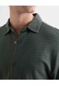 Camisa Para Hombre Manga Corta Sin Bolsillo Cuello Casual M Color Verde Marca Seven Seven #45012171 de Seven Seven