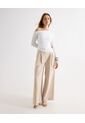 Pantalón  Para Mujer Moda Color Crema Marca Seven Seven #28071957 de Seven Seven