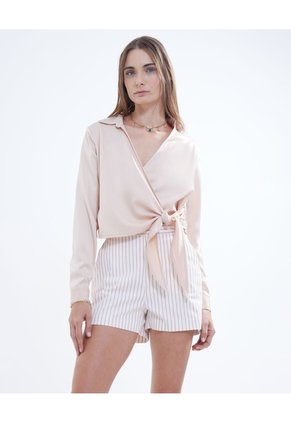 Short Para Mujer  Color Crudo Marca Seven Seven #28190940