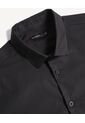 Camisa Para Hombre Manga Larga Sin Bolsillo Cuello Casual M Color Negro Marca Seven Seven #45012211 de Seven Seven